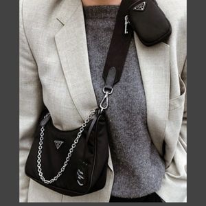 Black messenger bag.